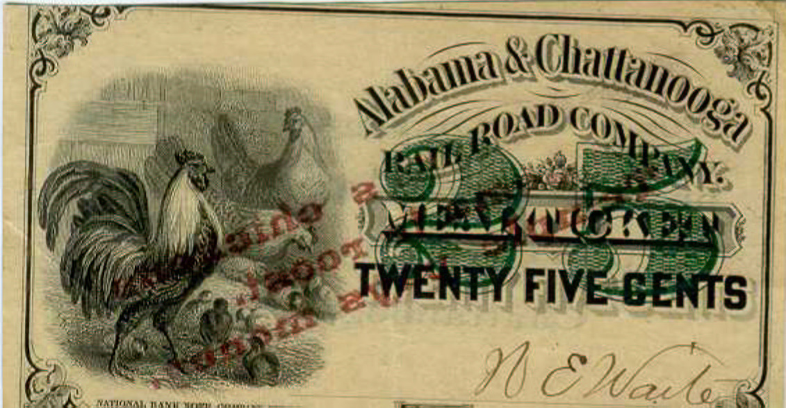 Back of $0.25 G-1365 with overstamp